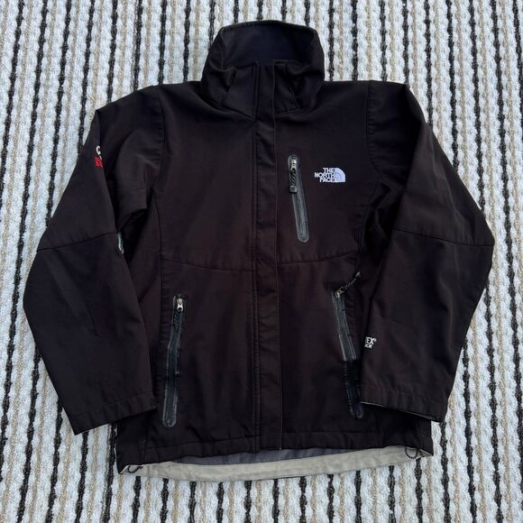 North Face Summit Series Gore Tex Windstopper Zip Up BLACK Jacket Sz Small - Picture 1 of 5